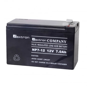 Maxtron 12V, 7AH SMF Battery